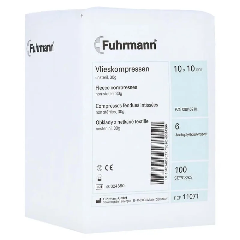 Comprese nețesute nesterile 10x10 cm 6 straturi 100 buc. — preț și oferte