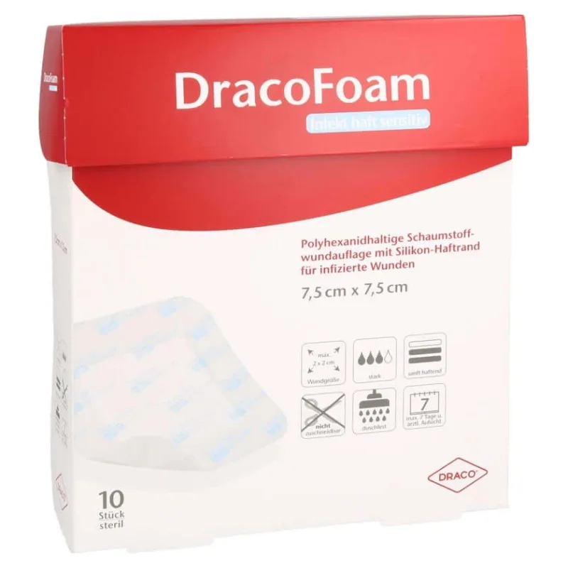 Dracofoam Infekt haft sensitiv Wundauf.7 10 St — preț și oferte