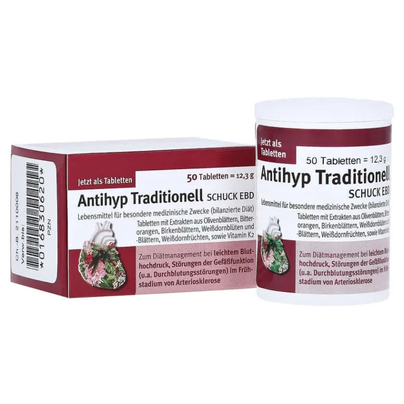 Antihyp Tradițional Schuck ebd Tabletă 50 St — preț și oferte