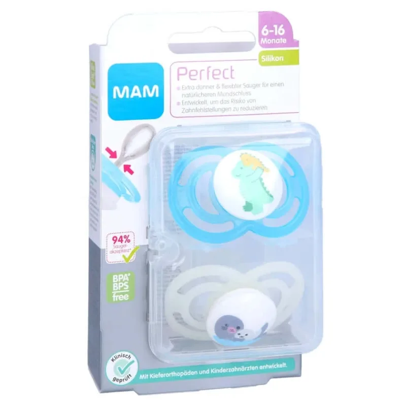 MAM Perfect Silicone Jun 16 luni 2 buc — preț și oferte