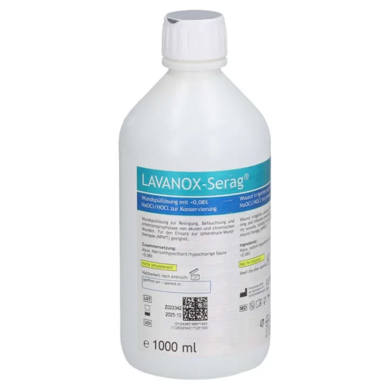 Lavanox-serag soluție de irigare a plăgilor 1000 ml — preț și oferte