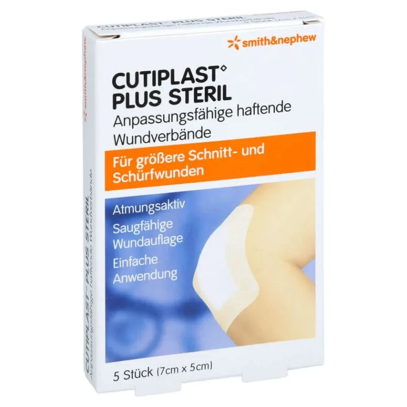 Cutiplast Plus bandaj steril 5x7 cm 5 buc — preț și oferte