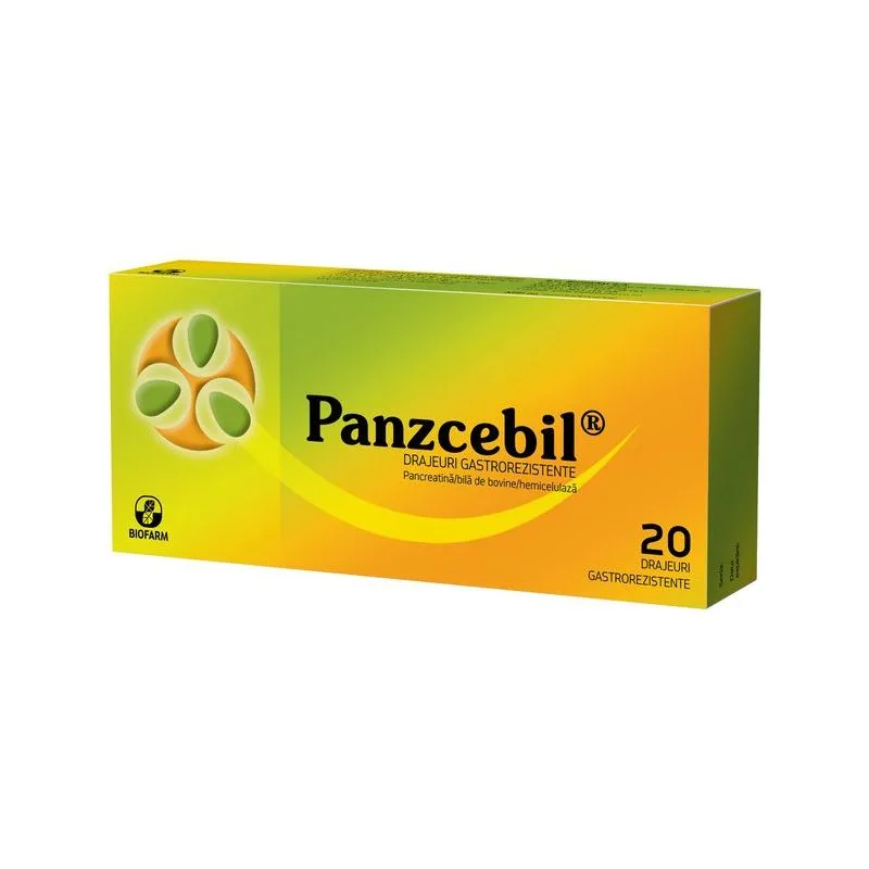 Panzcebil | 20 drajeuri BIOFARM — preț și oferte