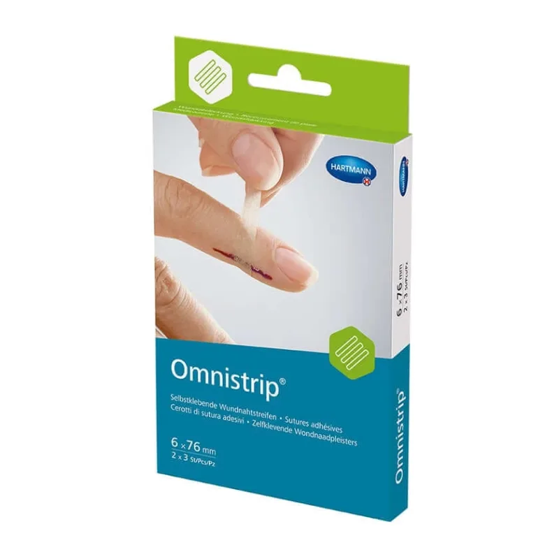 Benzi de sutură Omnistrip 6 x 76 mm 2 buc — preț și oferte