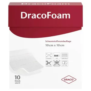 Pansament din spumă Dracofoam 10x10 10 buc