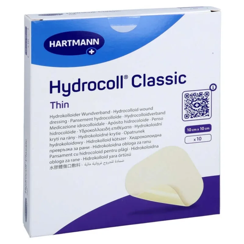 Hydrocoll Classic Pansament subțire pentru plăgi 10x10 Cm 10 buc — preț și oferte