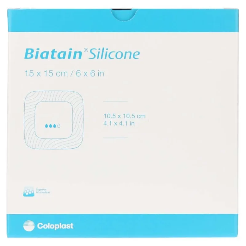 Biatain Pansament din spumă de silicon 15x15 cm 5 buc — preț și oferte