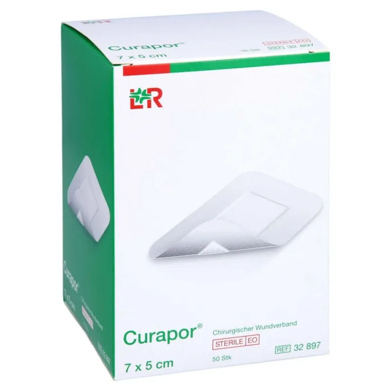 Pansament pentru rană Curapor Steril 5x7 cm 50 buc — preț și oferte