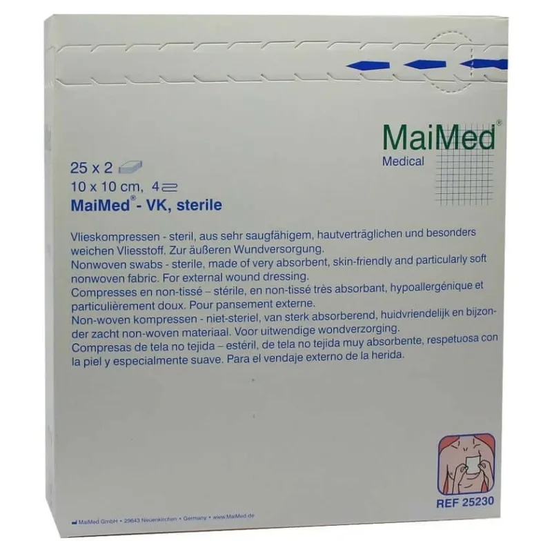 Comprese nețesute sterile 10x10 cm 25X2 buc — preț și oferte