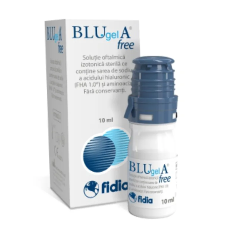 Blu Gel A free solutie oftalmica, 10 ml, Fidia Farmaceutici — preț și oferte