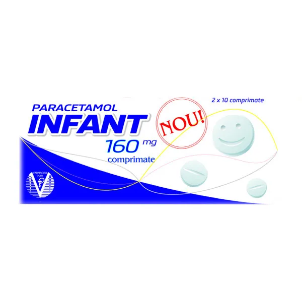 PARACETAMOL INFANT 160 MG X 20 FARMACIST MAN S.R.L. — preț și oferte