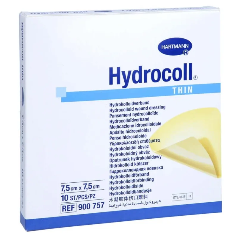 Pansament subțire Hydrocoll 7,5x7,5 cm 10 buc. — preț și oferte