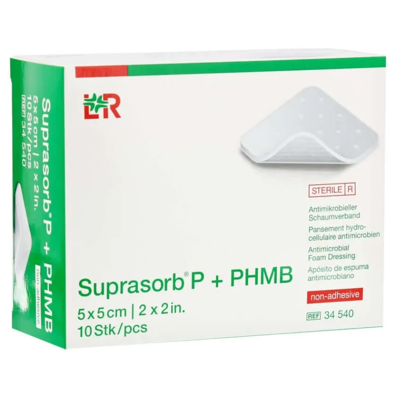Pansament din spumă Suprasorb P+phmb 5x5 cm 10 buc — preț și oferte