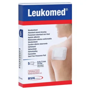Plasturi sterili Leukomed 5x7.2 cm 5 buc
