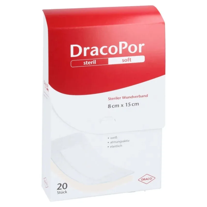 Pansament Dracopor 8x15 cm steril 20 buc — preț și oferte