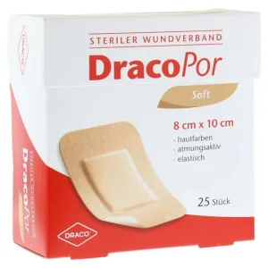 Pansament Dracopor 8x10 cm piele sterilă 25 buc