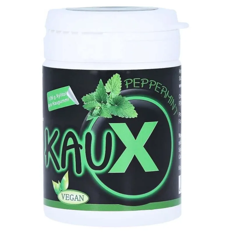 Gumă de mestecat de îngrijire dentară KAUX Peppermint cu X 40 buc. — preț și oferte