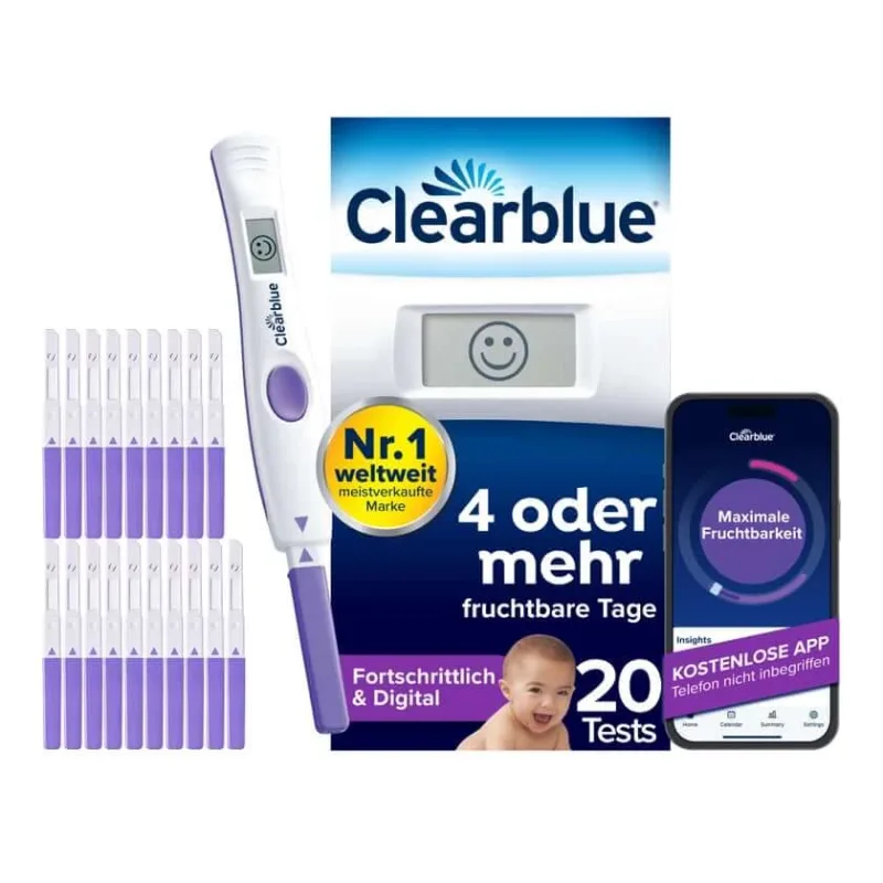 Clearblue Test de ovulație PROGRESSIVE & DIGITAL 20 buc. — preț și oferte