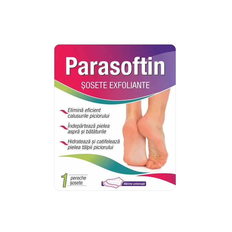 Parasoftin Sosete exfoliante | 1 pereche NP PHARMA — preț și oferte