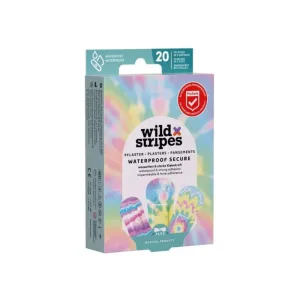 Plasturi impermeabili Wild Stripes - Rainbow Edition 20 buc