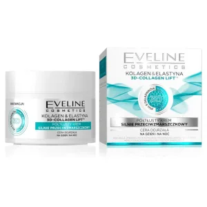 Eveline Cosmetics Kolagen amp; Elastin Cremă antirid post-acută, 50ml