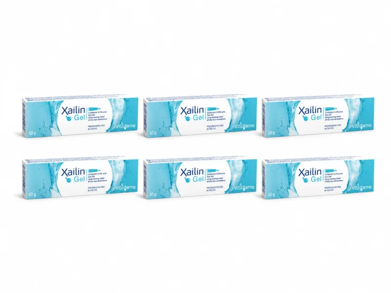 Gel lubrifiant Xailin pentru ochi, 6x10 g, Visufarma — preț și oferte
