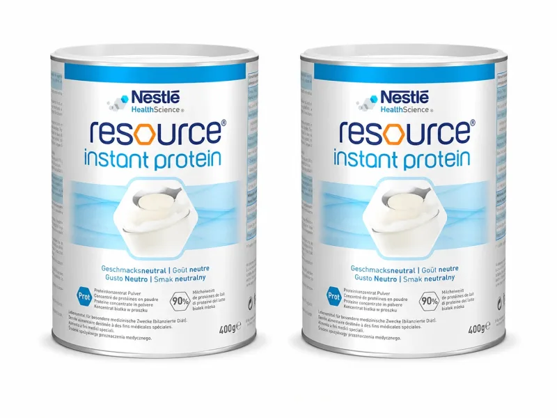 Preparat nutrițional Resource Instant Protein, aromă neutră, 2x400 g, Nestlé — preț și oferte