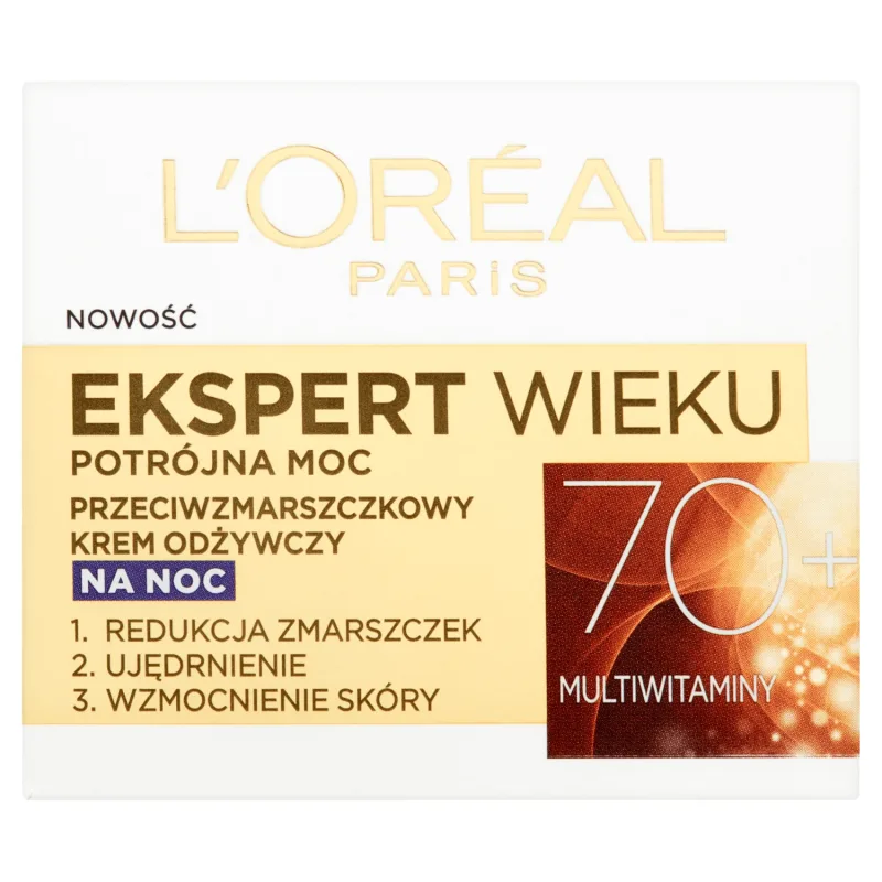 L'Oreal Age Expert 70+, Cremă de noapte nutritivă antirid, 50 ml L'Oréal Paris — preț și oferte