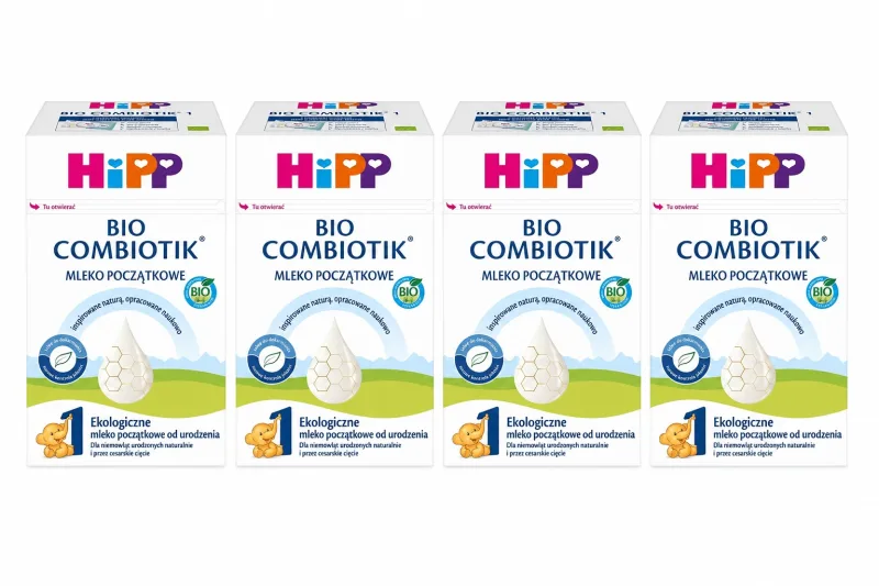 HiPP 1 Bio Combiotik, lapte organic pentru sugari, de la naștere, 4x550 g — preț și oferte