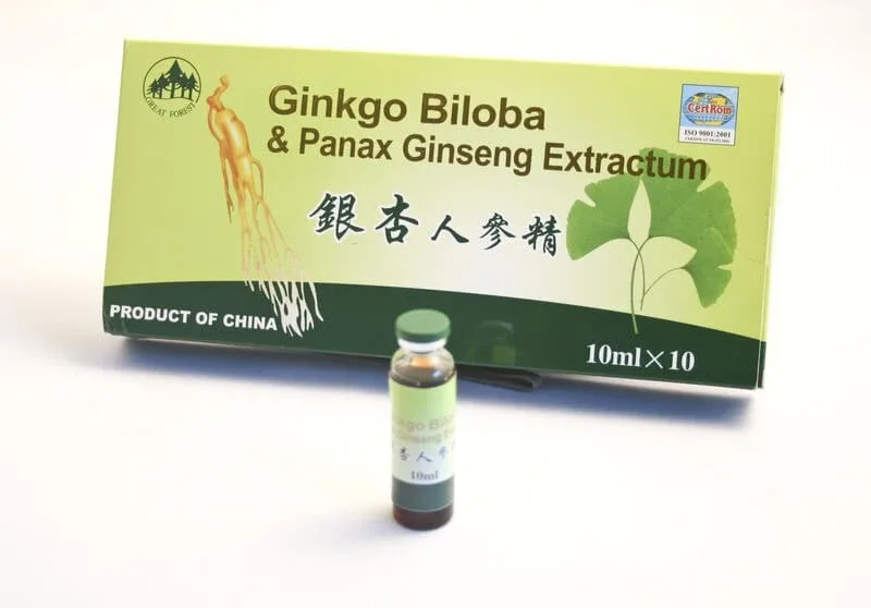 Ginkgo Biloba si Panax Ginseng, 10 fiole x 10ml, Sanye Sanye Intercom — preț și oferte