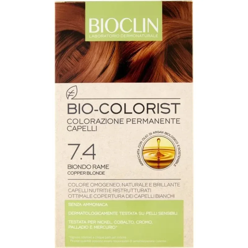 Bioclin Bio Colorist – vopsea permanentă pentru păr nr. 7.4 blond-cupru — preț și oferte