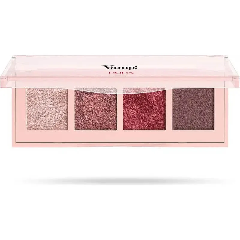 Pupa vamp! - paletă cu 4 farduri de ochi nr. 003 roz-bronz — preț și oferte