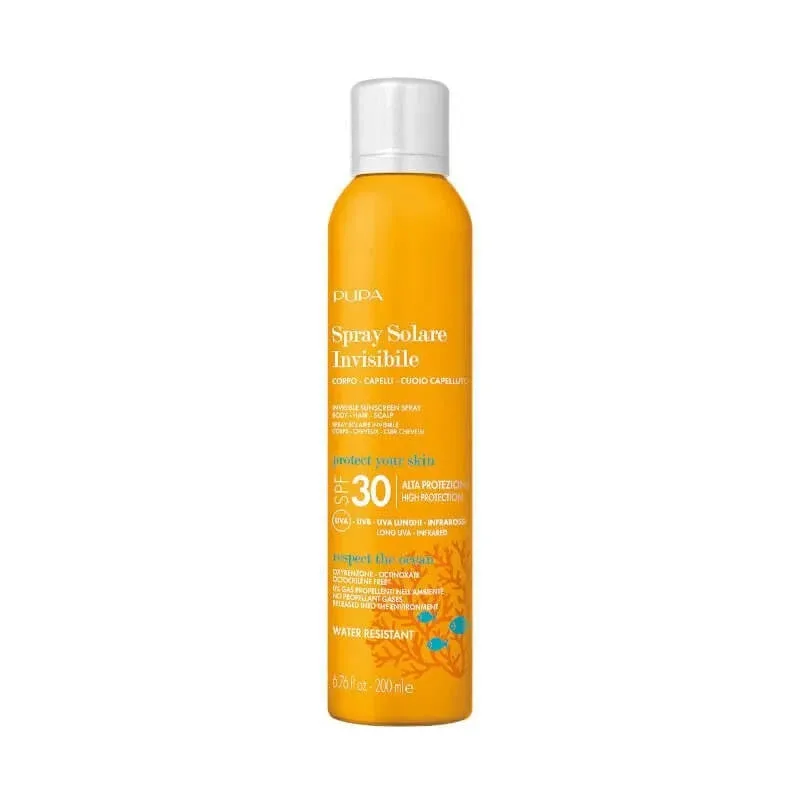 Pupa cremă de protecție solară SPF 30, spray invizibil, protecție ridicată, 200 ml — preț și oferte