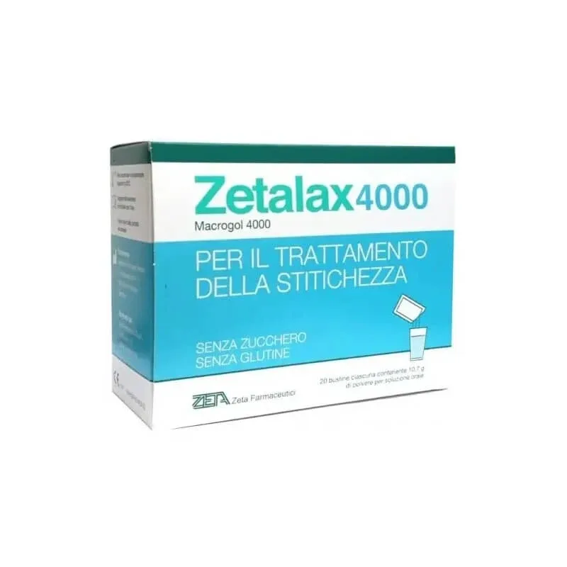 Zetalax 4000 – dispozitiv medical pentru constipație, 20 de plicuri — preț și oferte