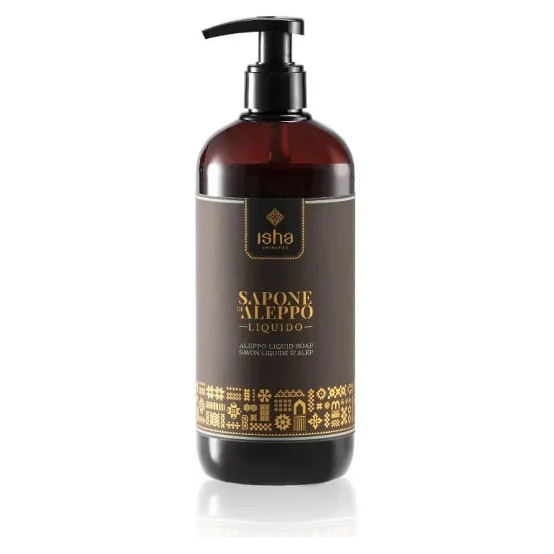 Isha Săpun lichid din Alep cu 25% ulei de laur, 500 ml — preț și oferte