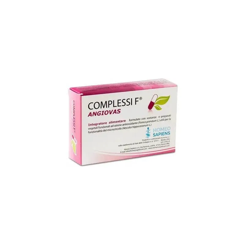 Complessi f angiovas 30 comprimate – supliment alimentar pentru microcirculație — preț și oferte