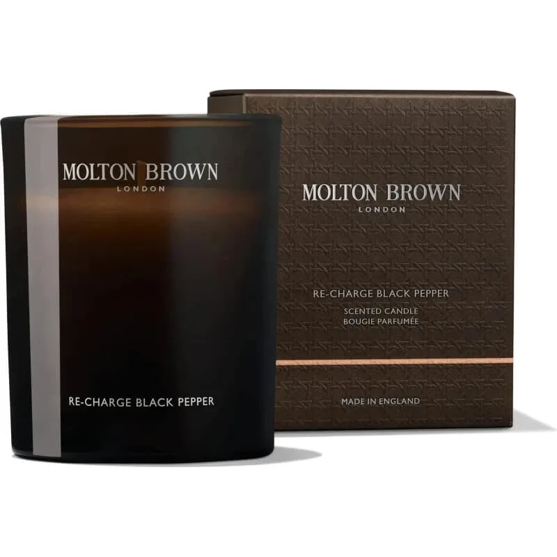 Molton Brown Re-charge Black Pepper – lumânare cu un singur fitil, 190 g — preț și oferte