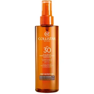 Collistar cremă de protecție solară SPF 30, ulei hidratant uscat, super-bronzant, protecție ridicată, 200 ml
