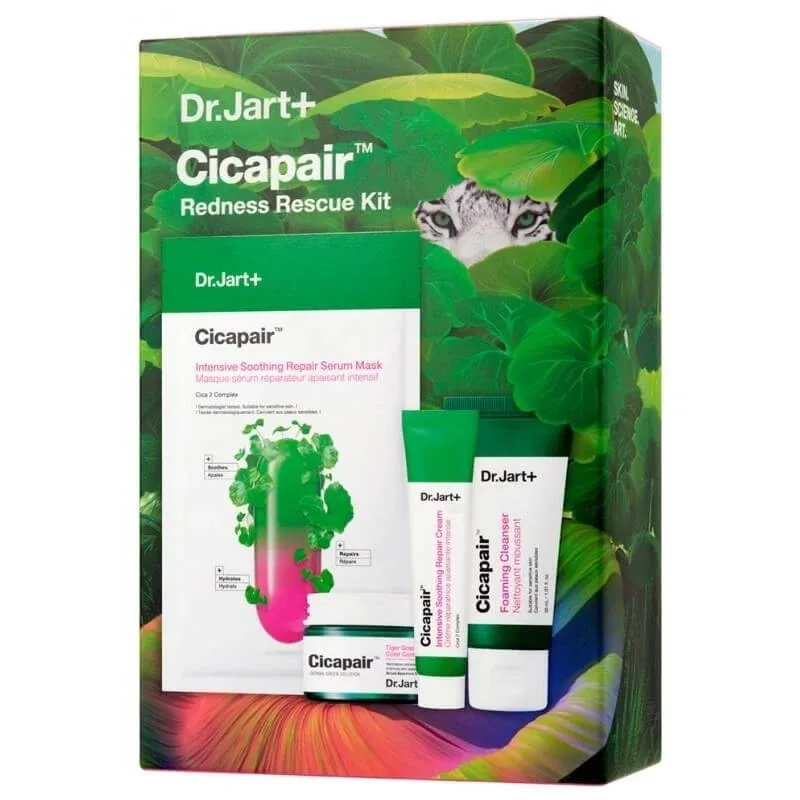 Dr.jart+ Set Cicapair Intensive Soothing Repair – rutină completă calmantă și anti-roșeață — preț și oferte