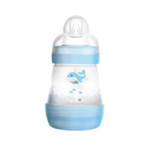 Mam Easy Start anti-colici 0 luni+ - biberon din silicon 160 ml - pentru băieți