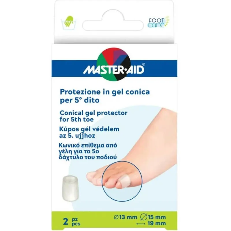 Master aid footcare - 2 protecții conice din gel pentru degetul mic — preț și oferte