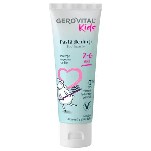 Pasta de dinti 2-6 ani, Gerovital Kids | 50 ml