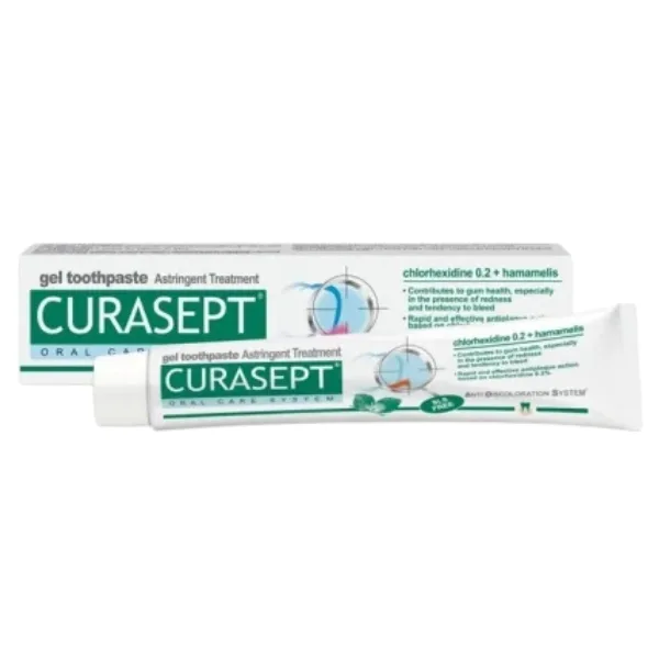 Pasta de dinti Astringent ADS cu clorhexidina 0.2%, Curasept | 75 ml CURAPROX — preț și oferte
