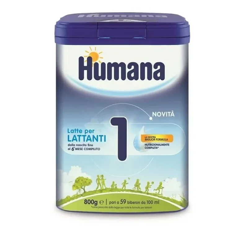 Humana 1 – lapte praf pentru sugari, de la naștere până la vârsta de 6 luni, 800 gr — preț și oferte
