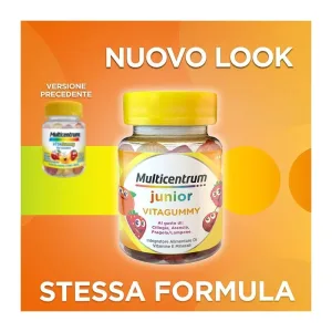 Multicentrum Vitagummy 30 bomboane – supliment alimentar cu vitamine și minerale pentru copii