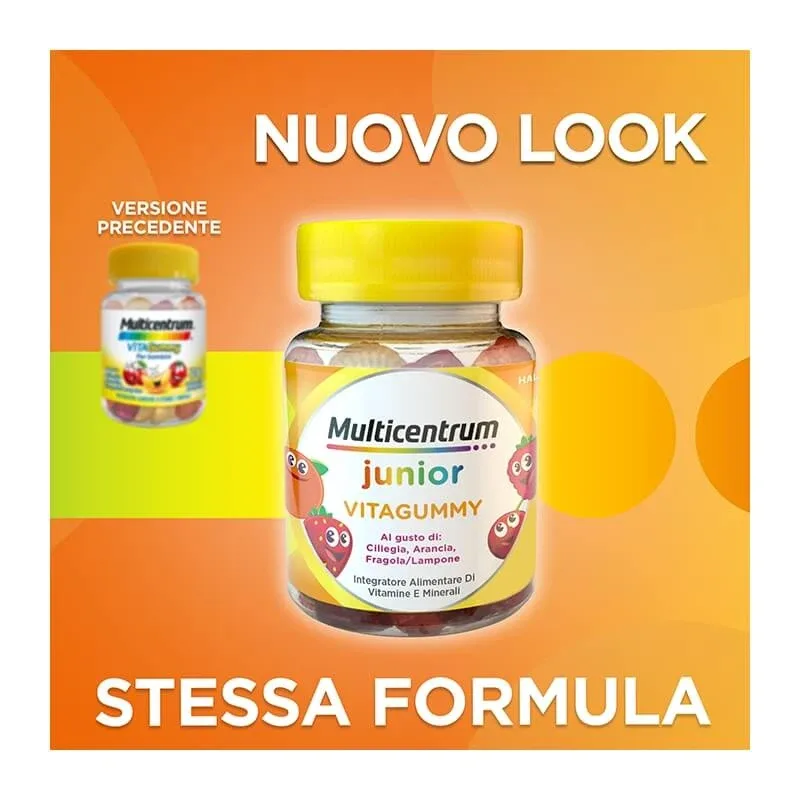 Multicentrum Vitagummy 30 bomboane – supliment alimentar cu vitamine și minerale pentru copii — preț și oferte