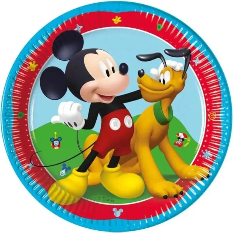 Out of the blue Farfurioare de hârtie cu Mickey Mouse – pachet de 8 farfurioare de 20 cm — preț și oferte