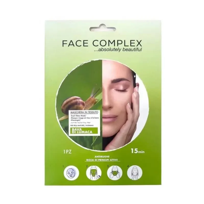 Face complex – Mască din țesătură cu secret de melc — preț și oferte
