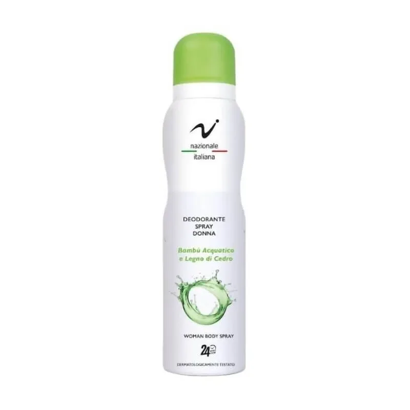 Nazionale italiana Bambus acvatic și lemn de cedru - deodorant spray pentru femei 150 ml — preț și oferte