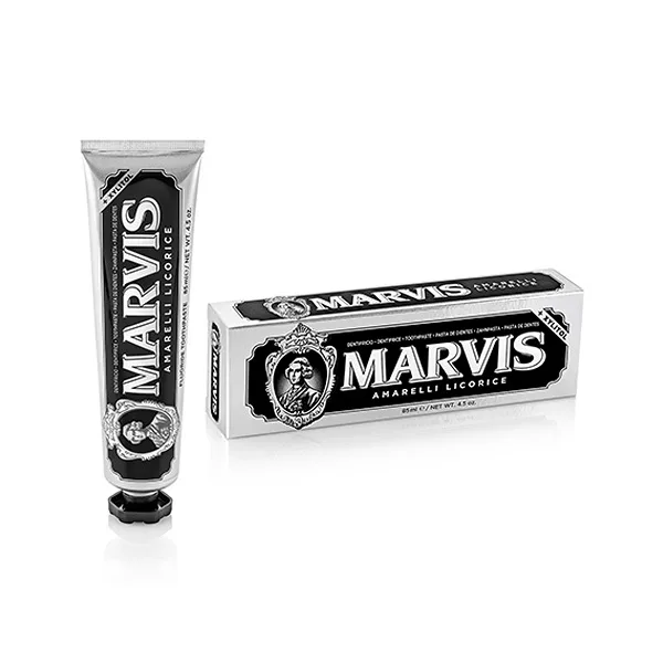 Pasta de dinti cu aroma lemnoasa Amarelli Licorice, Marvis | 85 ml — preț și oferte
